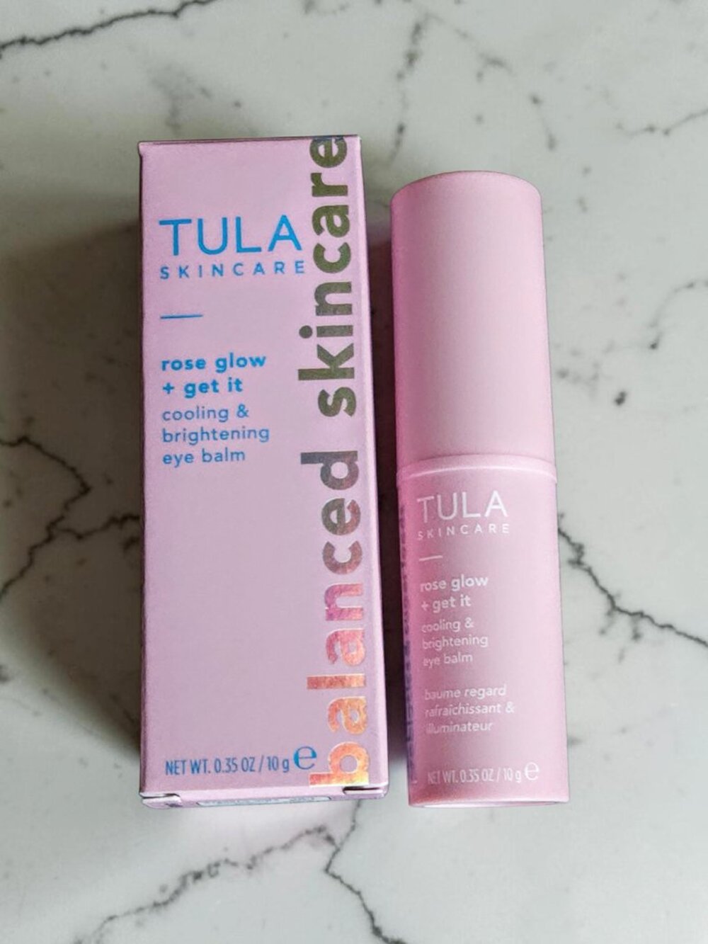 Tula Skincare Rose Glow & Get It Cooling & Brightening Eye Balm